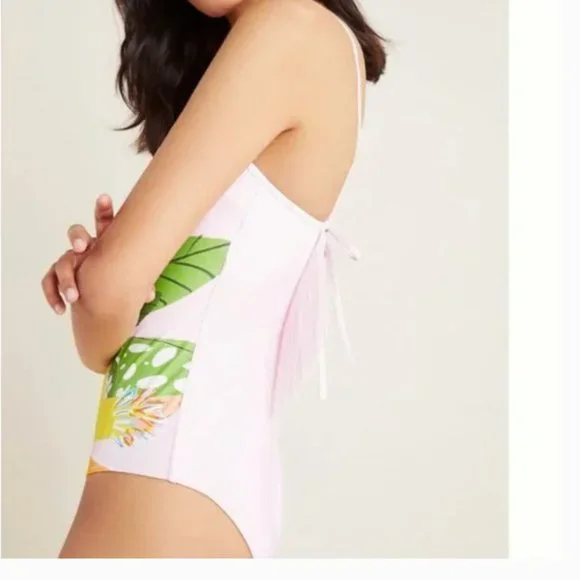 ⭐️ Alja Horvat Magical Fringe Boho Hipster Hippie Art Deco Farm Peasant Swimsuit - Picture 3 of 3